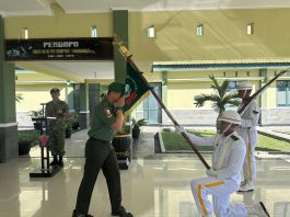 Tradisi Penuh Makna, Yon Komposit 1 Gardapati Antar Prajurit Menuju Satuan Baru