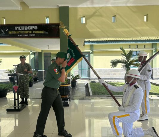 Tradisi Penuh Makna, Yon Komposit 1 Gardapati Antar Prajurit Menuju Satuan Baru