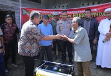 Belum Terjangkau Listrik PLN, Bupati dan Kapolres Asahan Kunjungi Warga Dusun VIII Sei Kepayang