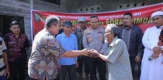 Belum Terjangkau Listrik PLN, Bupati dan Kapolres Asahan Kunjungi Warga Dusun VIII Sei Kepayang