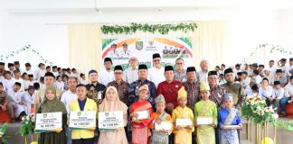 Wakil Bupati Asahan Bersama BAZNAS Salurkan ZIS Triwulan II dan Gelar Khitan Massal 120 Anak