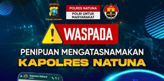 Polres Natuna Imbau Masyarakat Waspada terhadap Penipuan Catut Nama Kapolres