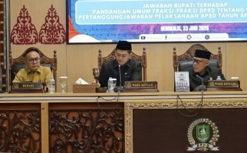 Jawab Pandangan 7 Fraksi, Bupati Bengkalis Apresiasi Dukungan dan Saran Legislatif sebagai Dasar Perbaikan Tata Kelola Pemerintahan