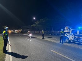 Satlantas Polres Natuna Intensifkan Patroli Malam, Antisipasi Balap Liar dan Ciptakan Lalu Lintas Kondusif