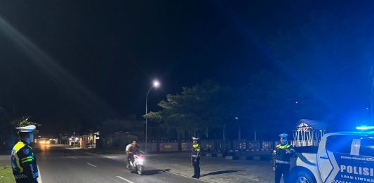 Satlantas Polres Natuna Intensifkan Patroli Malam, Antisipasi Balap Liar dan Ciptakan Lalu Lintas Kondusif