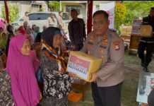 Sambut Hari Bhayangkara ke-80, Polres Natuna Salurkan 80 Paket Sembako untuk Warga Bunguran Selatan