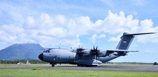 Lanud Raden Sadjad Berhasil Dukung Pendaratan Perdana Airbus A400M TNI AU di Natuna