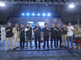 Bupati Asahan Hadiri Asahan Fight Series 3, Semarakkan HUT Bhayangkara ke-80