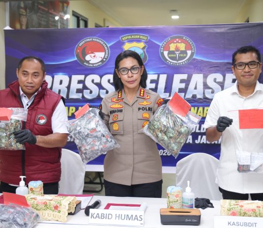 Polda Kepri Ungkap 10 Kasus Narkotika dalam Sepekan, 13 Tersangka Diamankan