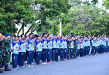 Bangun Jiwa Sehat dan Semangat Kebersamaan, Lanud RSA Natuna Gelar Olahraga Bersama