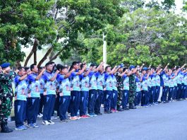 Bangun Jiwa Sehat dan Semangat Kebersamaan, Lanud RSA Natuna Gelar Olahraga Bersama