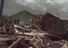 Puting Beliung Terjang Desa Tanjung Kelit Lingga, 80 Rumah Warga Rusak