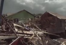 Puting Beliung Terjang Desa Tanjung Kelit Lingga, 80 Rumah Warga Rusak