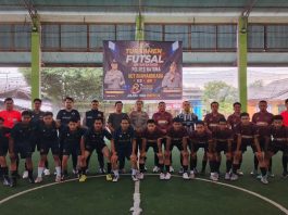 Polres Natuna Gelar Turnamen Futsal Antar Satker Sambut HUT Bhayangkara ke-80