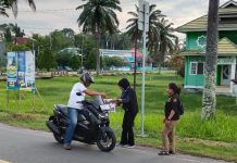 Ormas Gagak Hitam Galang Dana untuk Korban Puting Beliung di Desa Tanjung Kelit