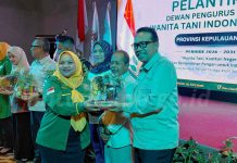 Wabup Natuna Jarmin Hadiri Pelantikan Perempuan Tani HKTI Kepri, Dukung Penguatan Peran Perempuan di Sektor Pertanian