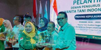 Wabup Natuna Jarmin Hadiri Pelantikan Perempuan Tani HKTI Kepri, Dukung Penguatan Peran Perempuan di Sektor Pertanian