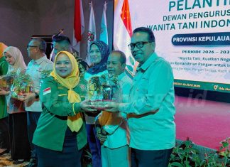 Wabup Natuna Jarmin Hadiri Pelantikan Perempuan Tani HKTI Kepri, Dukung Penguatan Peran Perempuan di Sektor Pertanian