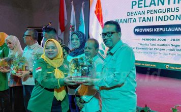 Wabup Natuna Jarmin Hadiri Pelantikan Perempuan Tani HKTI Kepri, Dukung Penguatan Peran Perempuan di Sektor Pertanian