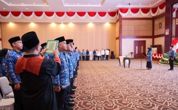 79 PNS dan 105 Pejabat Fungsional Pemprov Kepulauan Riau Dilantik