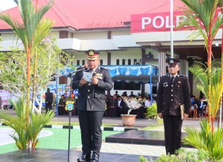 Kapolres Natuna Pimpin Upacara Hari Bhayangkara ke-80, Polri Untuk Masyarakat