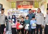 Polsek Peureulak Barat Santuni 50 Anak Yatim, Wujud Syukur Hari Bhayangkara ke-80