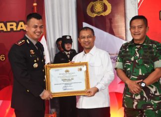 Hadiri Upacara Hari Bhayangkara, Wabup Bagus: Kita Doakan Polri Terus Sukses dan Jaya Mengayomi Masyarakat