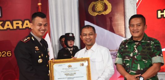 Hadiri Upacara Hari Bhayangkara, Wabup Bagus: Kita Doakan Polri Terus Sukses dan Jaya Mengayomi Masyarakat