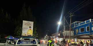 Patroli Malam Akhir Pekan, Satlantas Polres Natuna Jaga Kenyamanan dan Keselamatan Warga