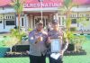 Kapolres Natuna Berikan Penghargaan kepada Bripda Wira, Apresiasi Prestasi Juara I Lomba Pidato Kamtibmas Tingkat Polda Kepri