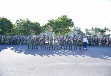 Lanud RSA Natuna Lepas Dua Personel Pindah Tugas dan Sambut Personel Baru