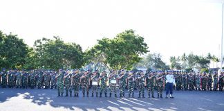 Lanud RSA Natuna Lepas Dua Personel Pindah Tugas dan Sambut Personel Baru