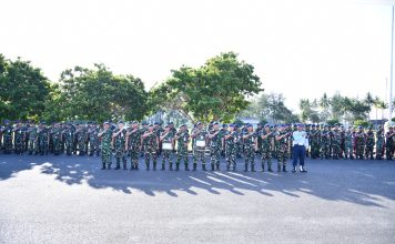 Lanud RSA Natuna Lepas Dua Personel Pindah Tugas dan Sambut Personel Baru