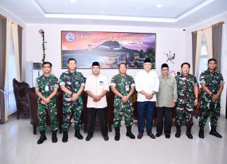 Danlanud RSA Terima Audiensi BAZNAS Natuna, Dukung Penguatan Pengumpulan Zakat Melalui UPZ