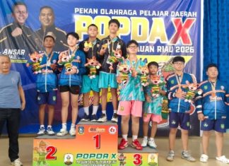 Luar Biasa! Atlet Tenis Meja Natuna Borong Tiga Emas di POPDA Kepri 2026