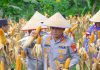 Dukung Ketahanan Pangan Nasional, Polres Bintan Panen Ratusan Kilogram Jagung Pipil