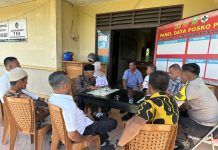 Bhabinkamtibmas Polres Natuna Pererat Silaturahmi dengan Tokoh Masyarakat, Perkuat Kamtibmas di Ranai Darat