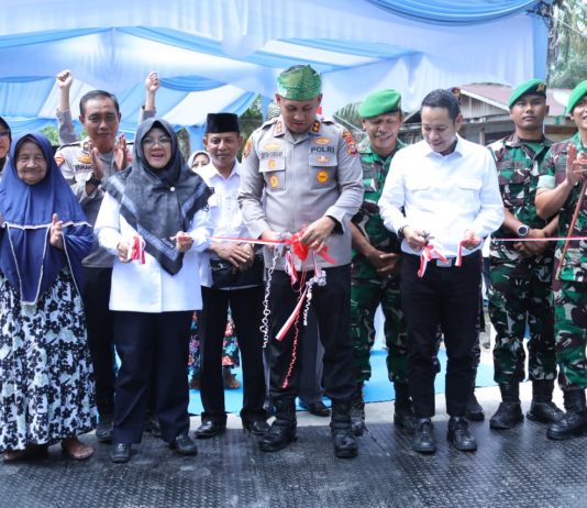Jembatan Presisi di Merempan Hulu Permudah Akses Tiga Dusun, Bupati Afni : Apresiasi Dukungan Polri