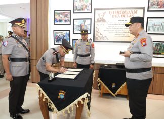 Kapolda Kepri Pimpin Sertijab dan Pelantikan Sejumlah Pejabat Utama