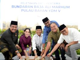 Tingkatkan Estetika Kota, Kepala BP Batam Mulai Bangun Bundaran Raja Ali Marhum Pulau Bayan