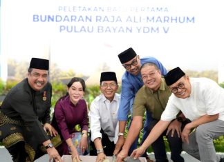 Tingkatkan Estetika Kota, Kepala BP Batam Mulai Bangun Bundaran Raja Ali Marhum Pulau Bayan