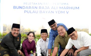 Tingkatkan Estetika Kota, Kepala BP Batam Mulai Bangun Bundaran Raja Ali Marhum Pulau Bayan