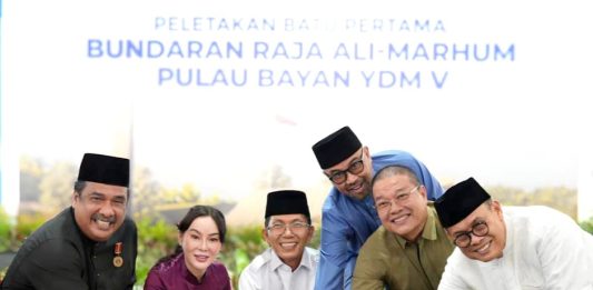 Tingkatkan Estetika Kota, Kepala BP Batam Mulai Bangun Bundaran Raja Ali Marhum Pulau Bayan