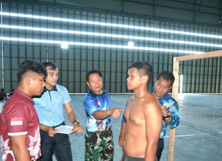 Seleksi Bintara TNI AU Masuki Tahap Tes Postur, Lanud Raden Sadjad Natuna Periksa Standar Fisik Casis