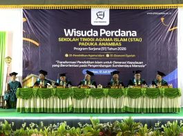 STAI Paduka Anambas Gelar Wisuda Perdana, Luluskan 63 Sarjana