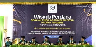 STAI Paduka Anambas Gelar Wisuda Perdana, Luluskan 63 Sarjana