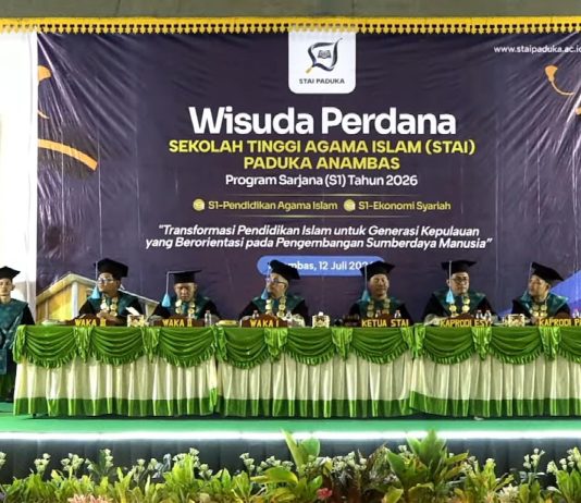 STAI Paduka Anambas Gelar Wisuda Perdana, Luluskan 63 Sarjana