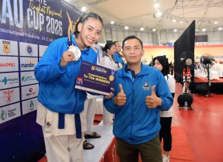 Atlet Karate Lanud RSA Natuna Raih Dua Medali Perak pada Kejurnas Kasau Cup 2026