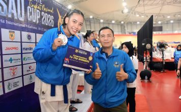 Atlet Karate Lanud RSA Natuna Raih Dua Medali Perak pada Kejurnas Kasau Cup 2026