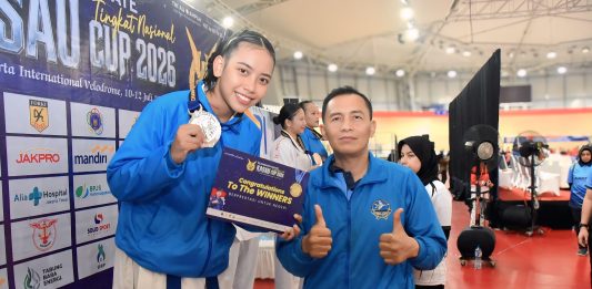 Atlet Karate Lanud RSA Natuna Raih Dua Medali Perak pada Kejurnas Kasau Cup 2026